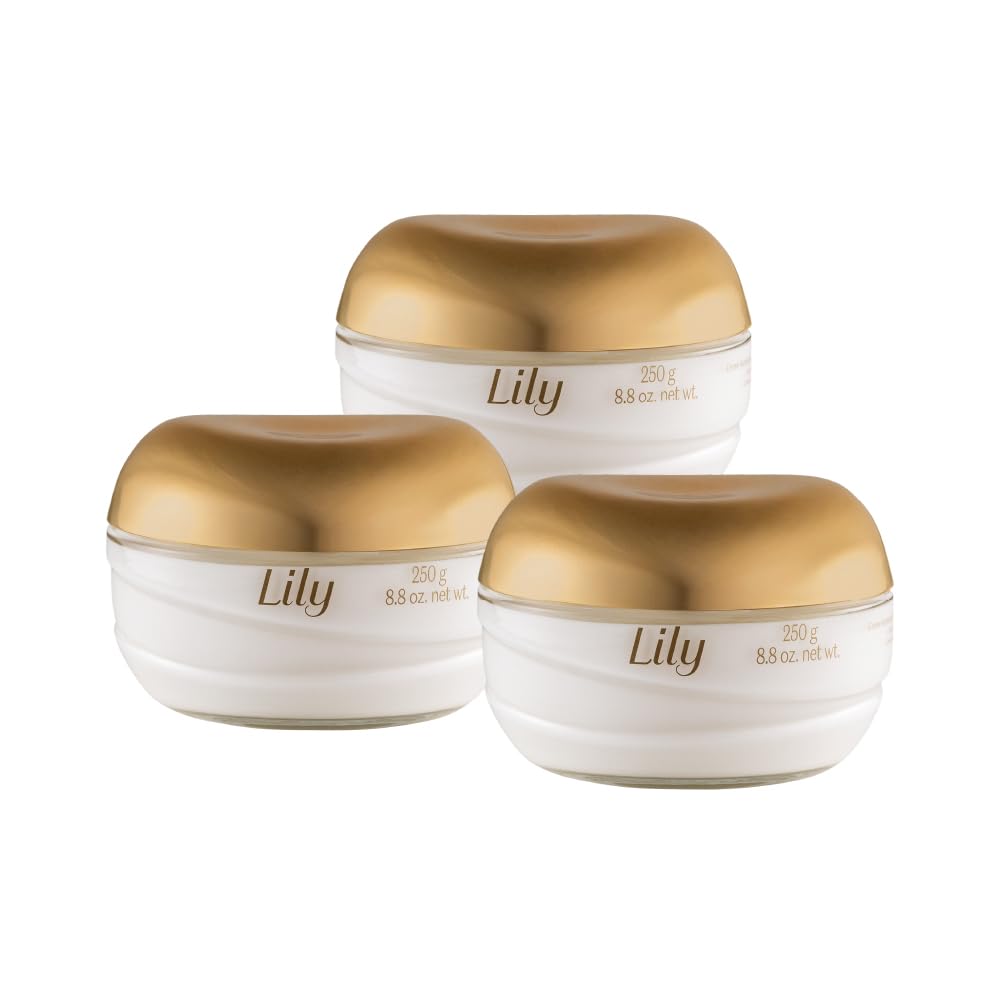O Boticário Lily Moisturizing Body Cream | Scented Body Lotion | Lily Flower Long Fragrance and 48 Hours of Hydration | 250g
