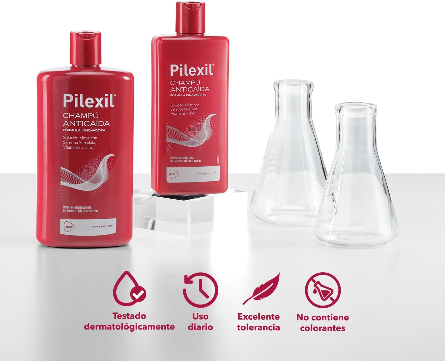 PILEXIL ANTIFALL - Anti-Hair Loss Shampoo 900 ml, Treatment of Frequent Use, Stops Hair Loss, Normalizes Your Cycle, Great Efficacy, for Men and Women
