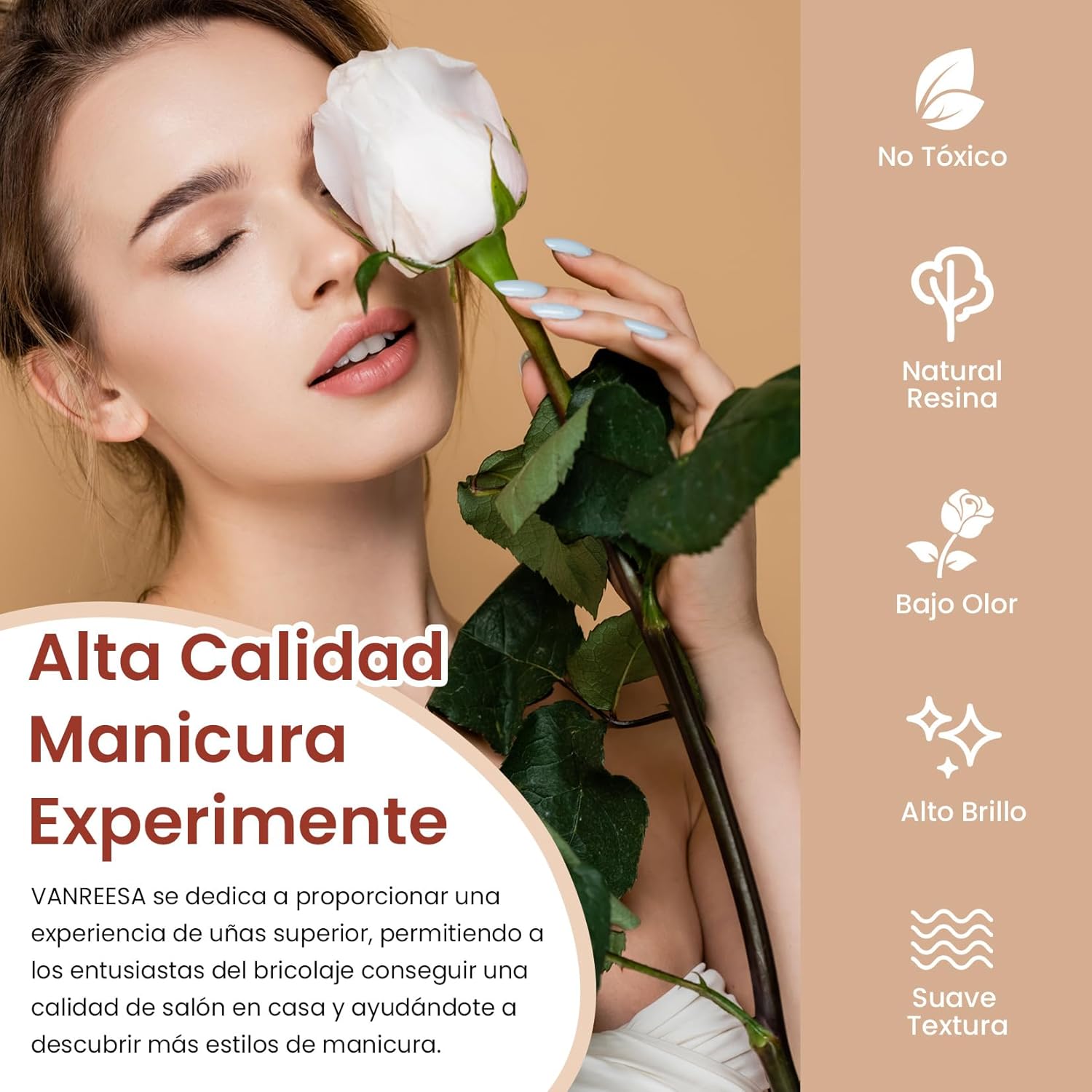 VANREESA Semi-Permanent Nails Complete Kit and U V Lamp 24 Colors Kit Semi-Permanent Nails with Base Top Matte Top Coat Kit Semi-Permanent Manicure Gifts for Women