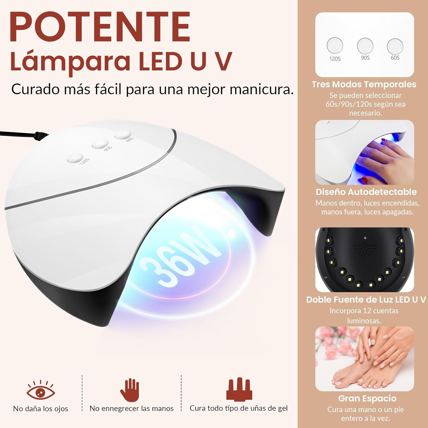 VANREESA Semi-Permanent Nails Complete Kit and U V Lamp 24 Colors Kit Semi-Permanent Nails with Base Top Matte Top Coat Kit Semi-Permanent Manicure Gifts for Women