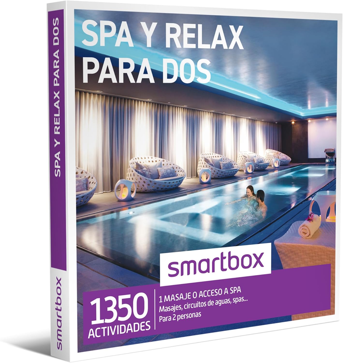 Smartbox - SPA and Relax Gift Box for Two - Gift Idea for Parents - 1 Wellness Activity for 2 People