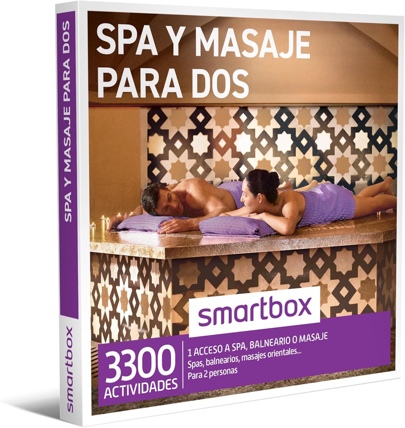 Smartbox - Spa and Massage Gift Box for Two - Gift Idea for Couples - 1 Wellness Activity for 2 People