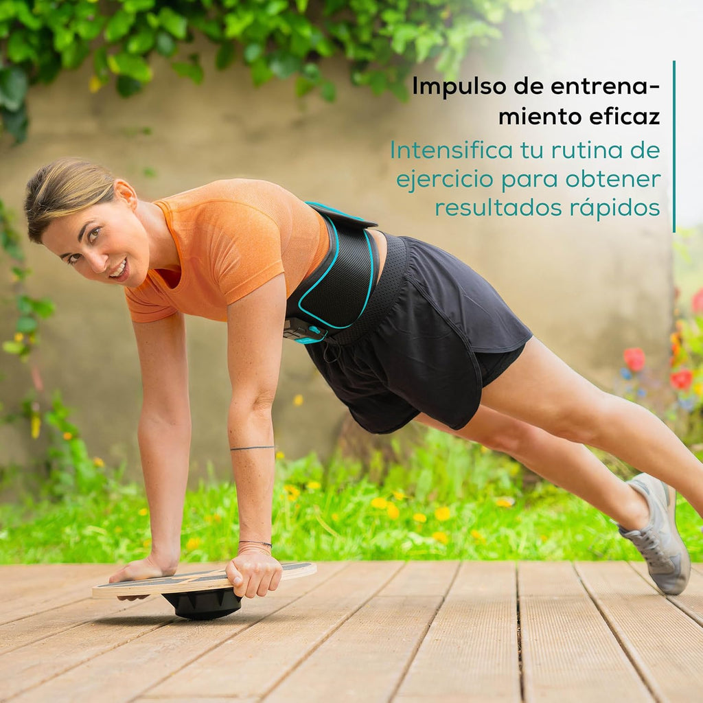 Beurer Antelope Corefit I EMS Training Belt, Abdominal Muscle Stimulation, Muscle Building, 9 Training Programs, 4 Electrodes