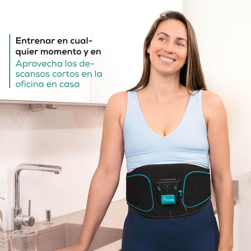 Beurer Antelope Corefit I EMS Training Belt, Abdominal Muscle Stimulation, Muscle Building, 9 Training Programs, 4 Electrodes